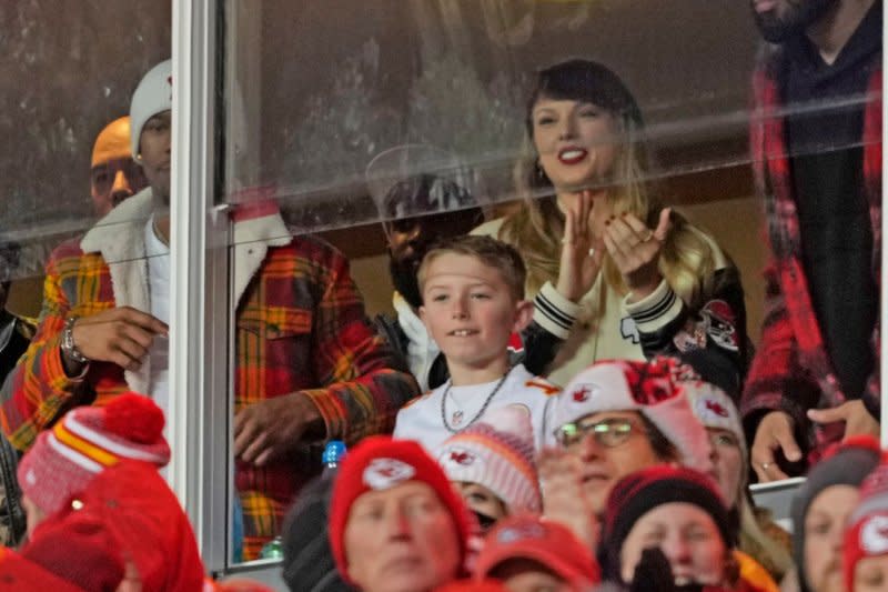 Taylor Swift started dating Kansas City Chiefs tight end Travis Kelce in 2023. File Photo by Jon Robichaud/UPI