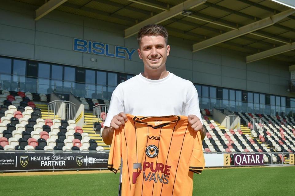 DEAL: Oliver Greaves has signed for Newport County <i>(Image: Newport County)</i>