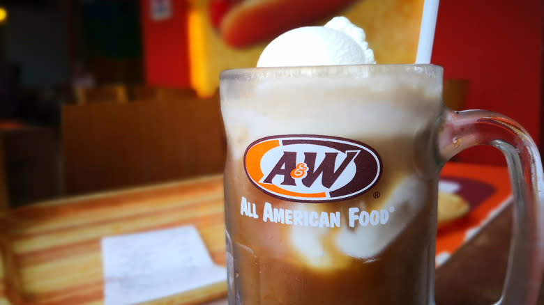 A&W root beer float