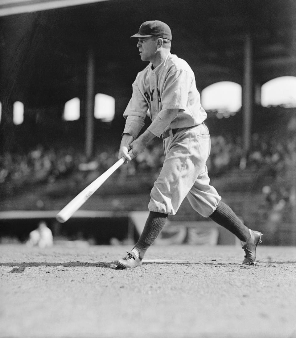 (Original Caption) May Play In World Series. Joe Sewell (above), third baseman on the New York Yankees, who will probably see service during the coming World Series.