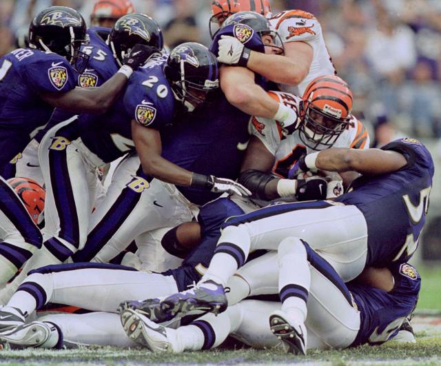 This statistic shows just how good the Ravens' defense was in 2000