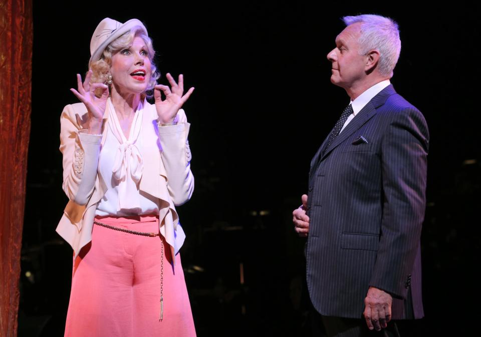 This undated theater image released by Helene Davis Public Relations shows Christine Baranski, left, and Walter Bobbie during a performance of "On Your Toes," at New York City Center in New York. (AP Photo/Helene Davis Public Relations, Joan Marcus)