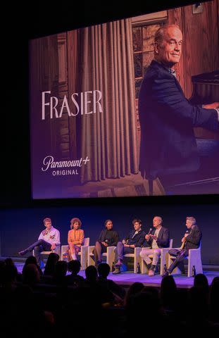 <p>Courtesy of SCAD</p> The cast of 'Frasier' during a Q&A at the 2024 SCAD TVFest