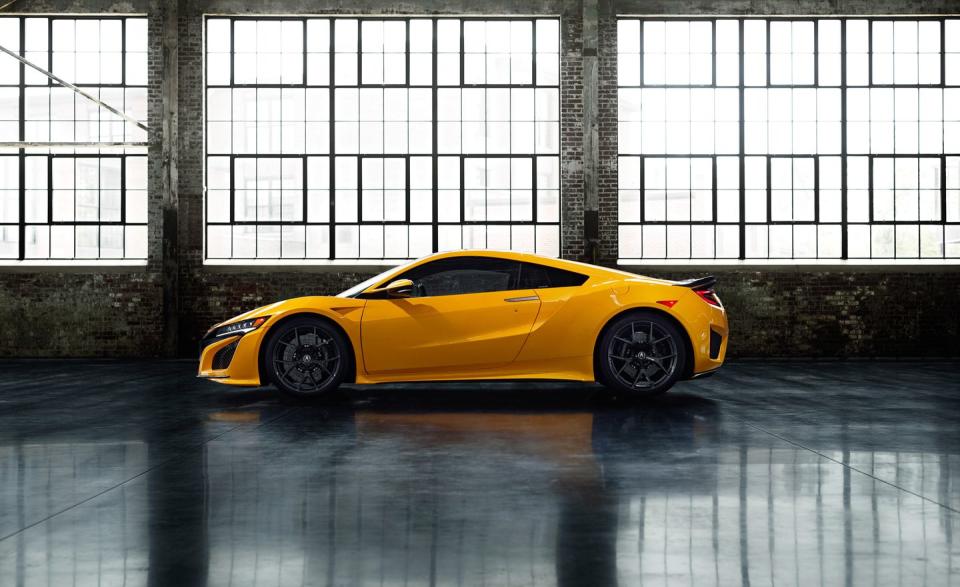 View Photos of the 2020 Acura NSX in Indy Yellow Pearl