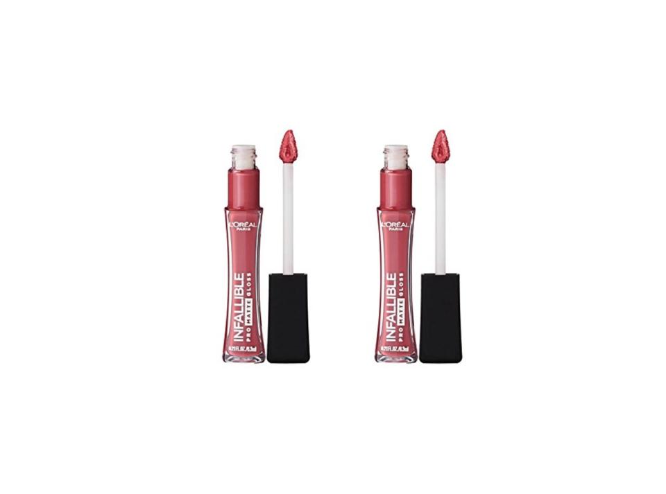 L’Oréal Paris Infallible Pro-Matte Gloss – Nude Allude (pack of 2), $11