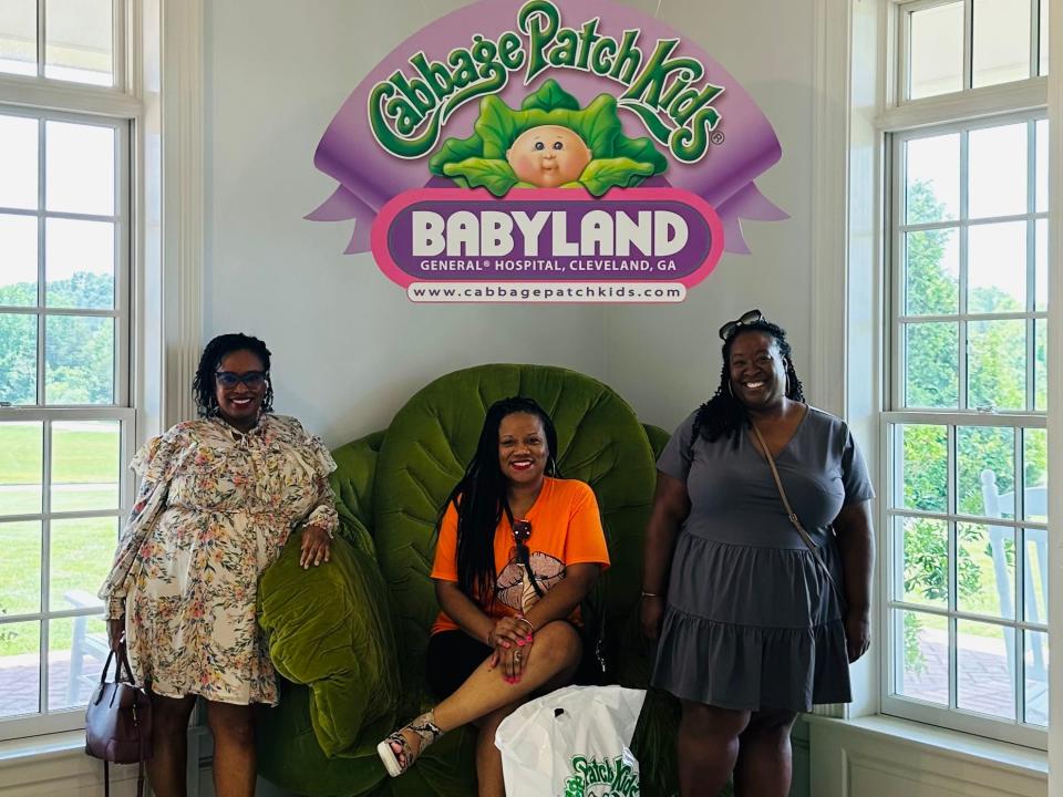 The author with her friends at Babyland General Hospital.