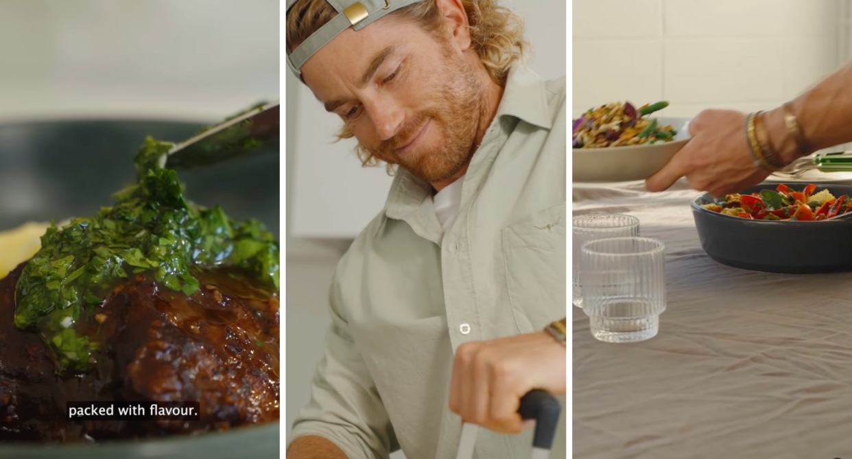Former MasterChef Australia contestant Hayden Quinn has shared a very simple hack for a cheap and delicious dinner. Credit: Instagram/hayden_quinn