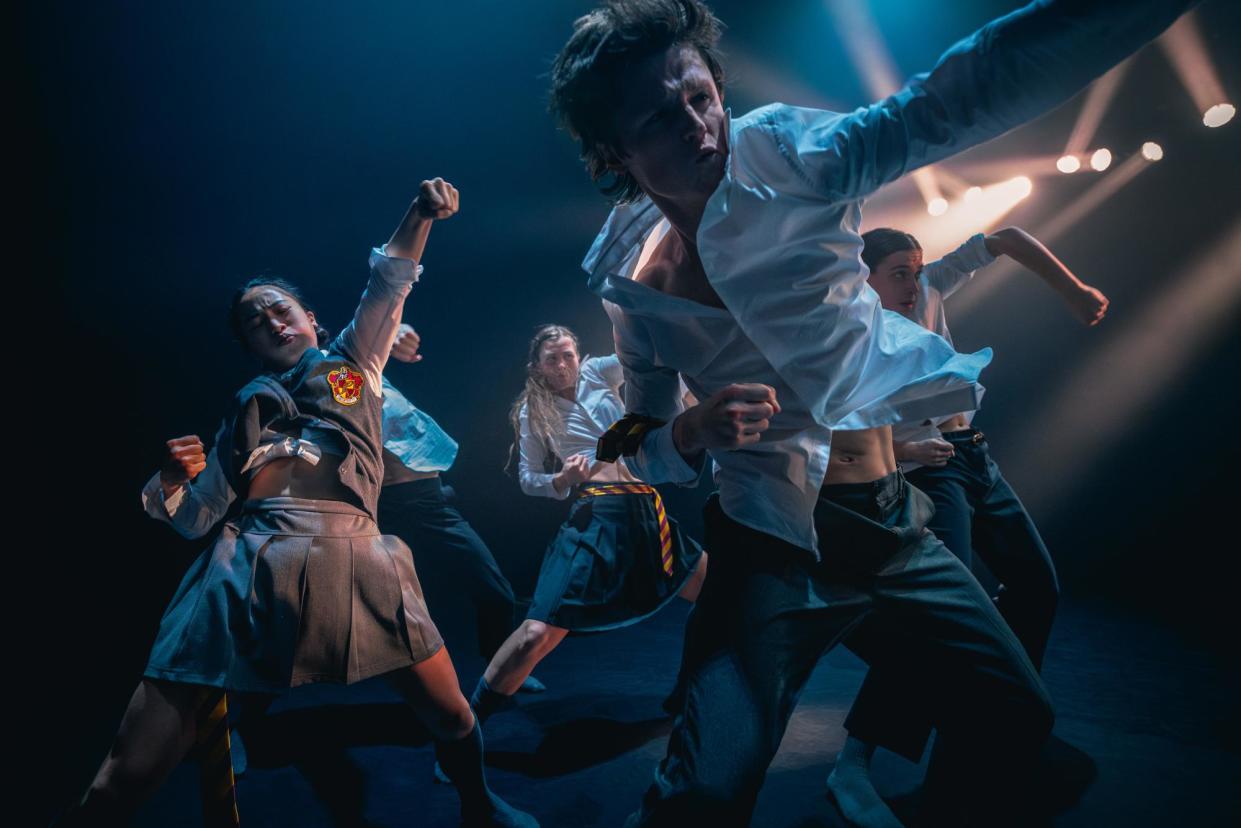 <span>‘Unbelievably committed’: the dancers of Shechter II in From England With Love.</span><span>Photograph: Todd MacDonald</span>