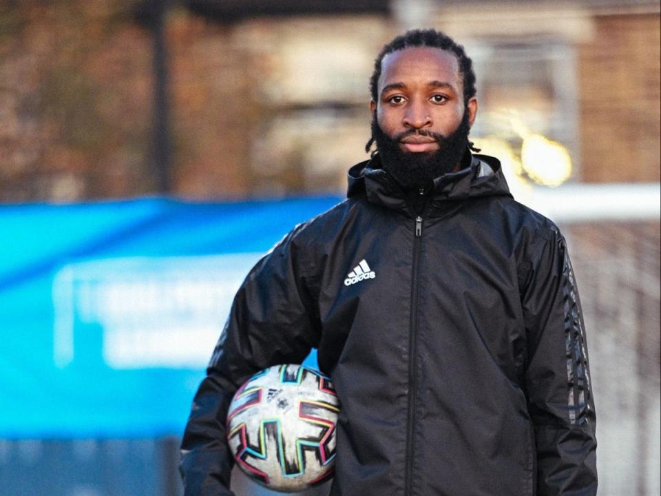 Shameek Farrell, who founded The Goalposts League (Simon Roberts)