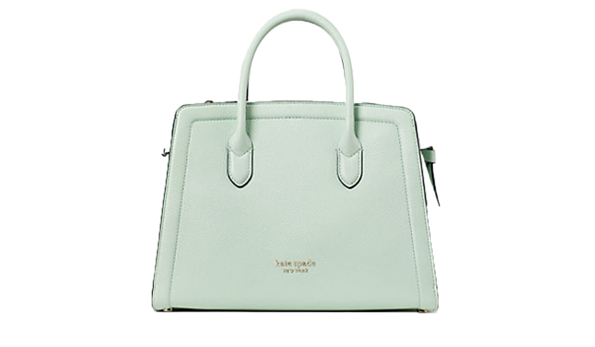 Mint green satchel