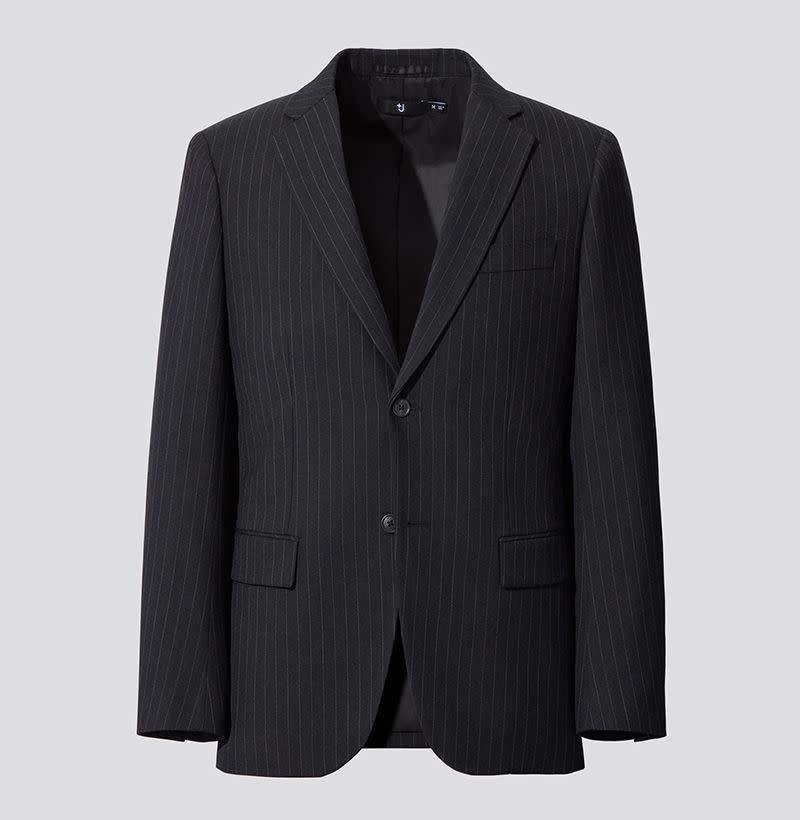 +J Wool-Blend Tailored Jacket