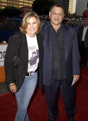 Lorna Luft and Ed O'Ross at the LA premiere of New Line's Simone