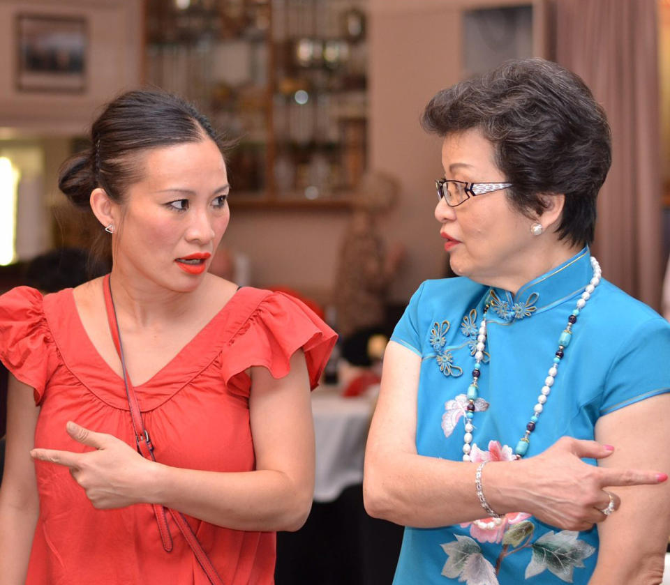 Poh with her mother Christina, who passed away in November. Photo: Instagram/Poh Ling Yeow