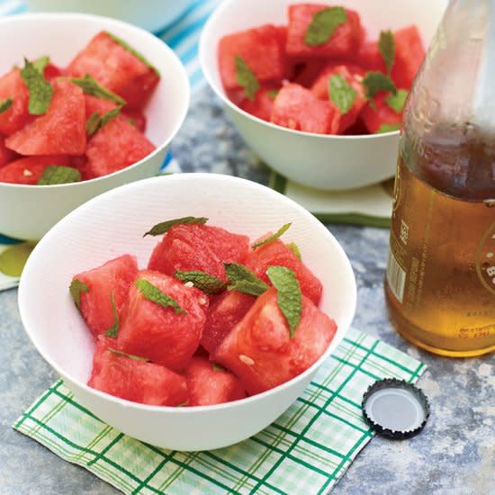 Watermelon Salad with Mint and Lime