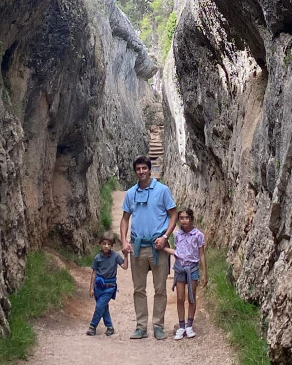 Mateo Ibáñez con Carmen y Curro 