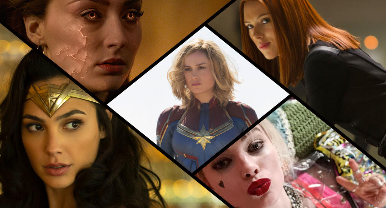 From Captain Marvel to Wonder Woman… the female-fronted superhero movies are here to stay (Disney/Fox/WB)