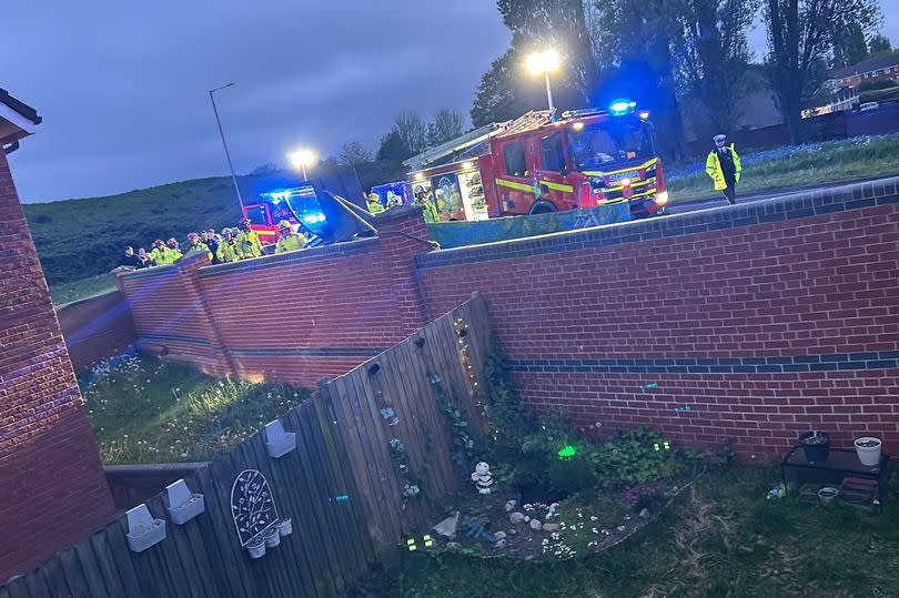 Car crash on Childwall Valley Road, Liverpool, 8.39pm on May 6 2024