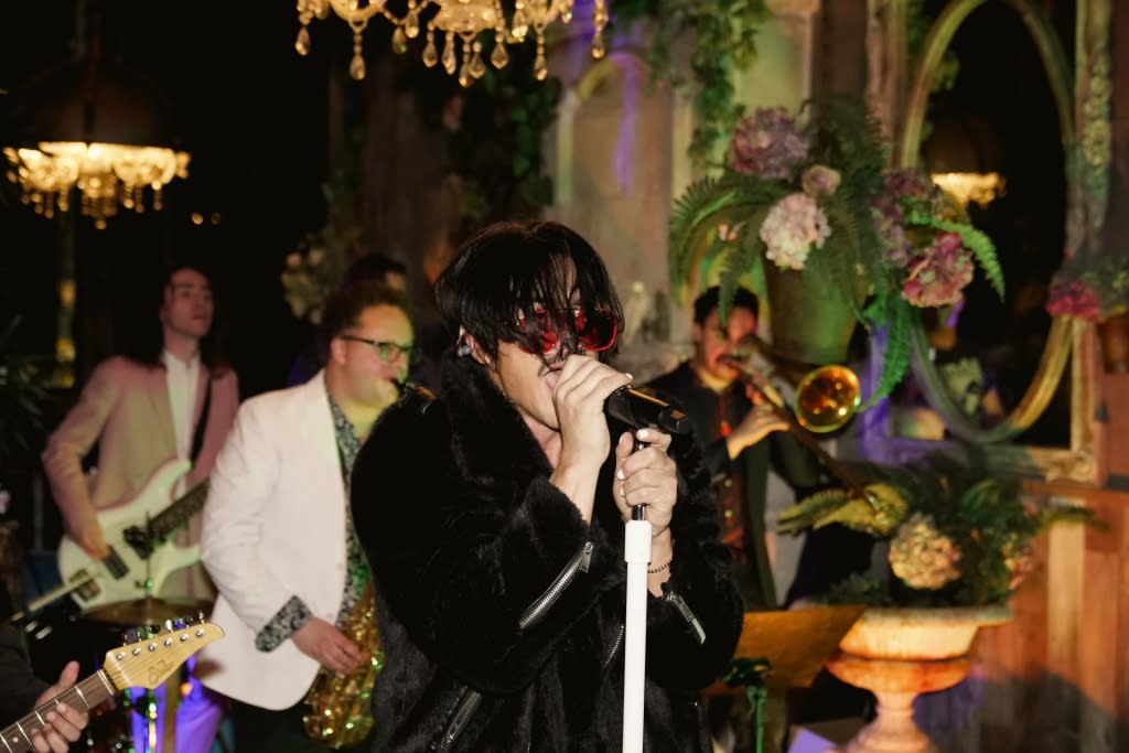 WEST HOLLYWOOD, CALIFORNIA - MARCH 01: Tom Sandoval and Band performs at Tom Sandoval Single Release Party and Screening at Tom Tom on March 01, 2023 in West Hollywood, California. (Photo by Andrew J Cunningham/Getty Images)