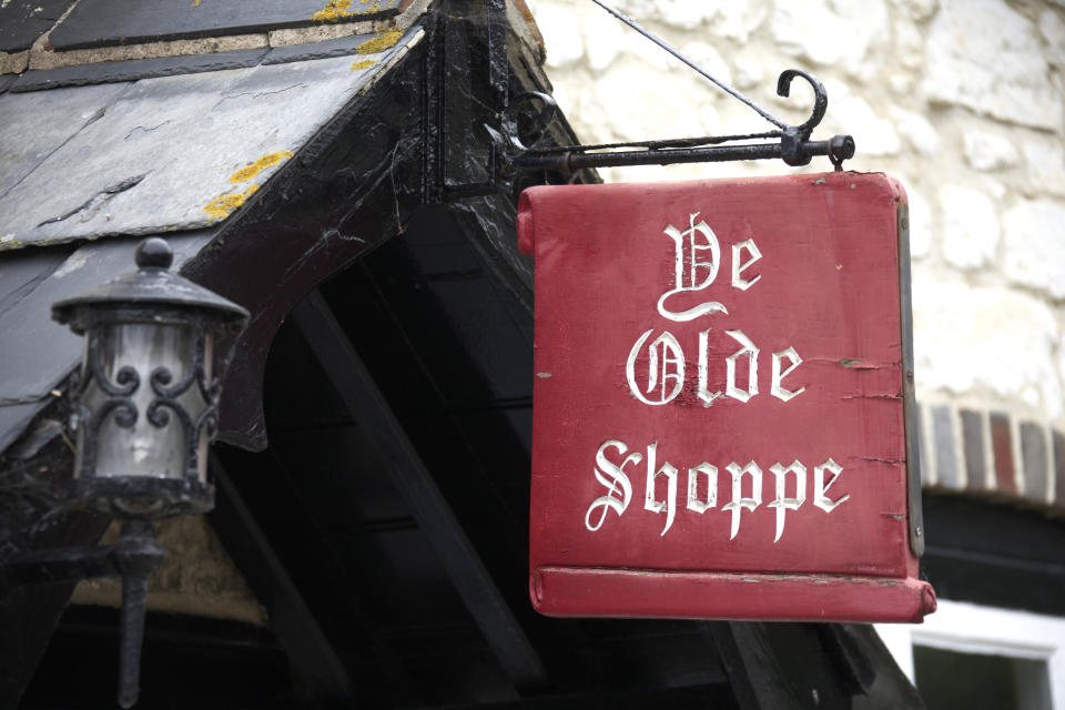 'Ye olde shoppe"