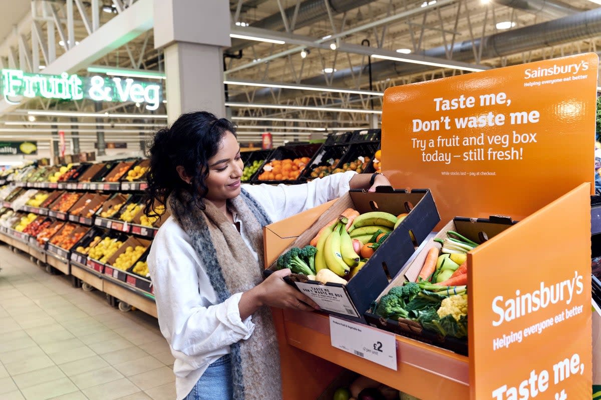 Sainsbury’s  new scheme aims to reduce food waste (Sainsbury’s)