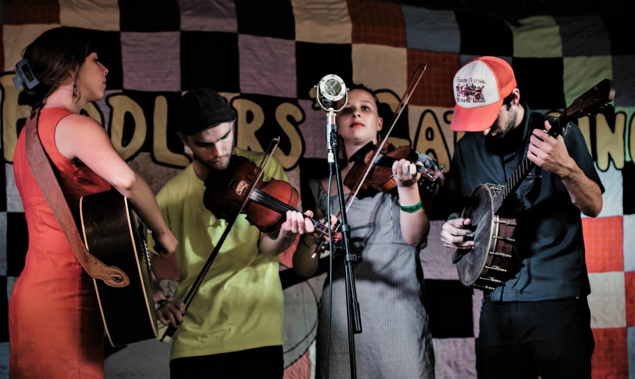 Musicians perform at a previous Indiana Fiddlers' Gathering festival.