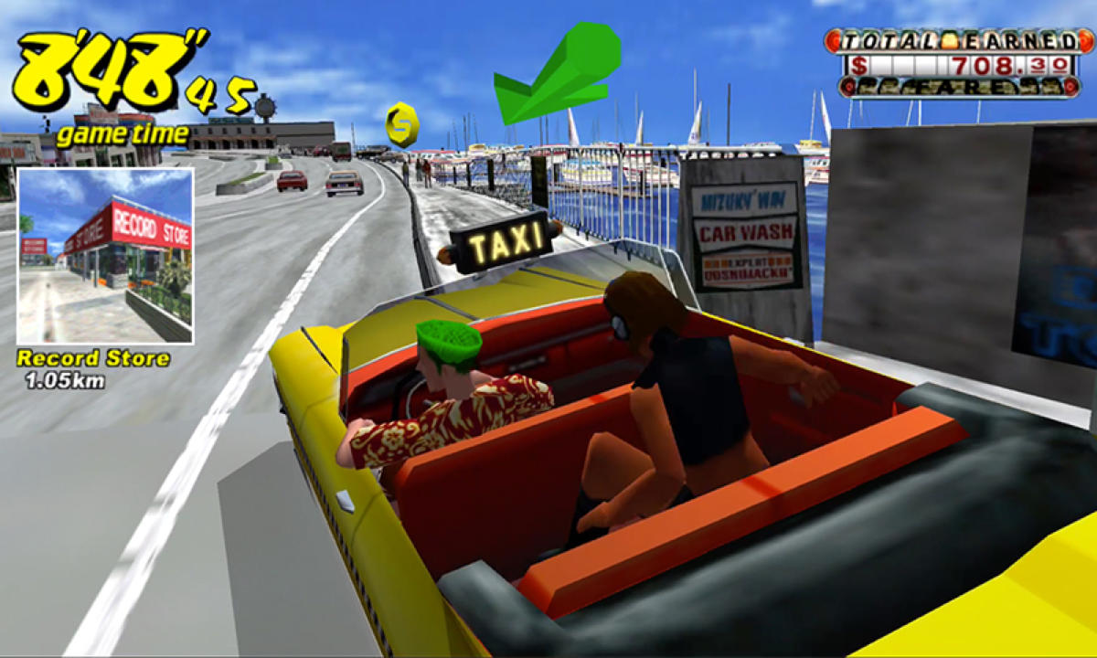 The original 'Crazy Taxi' is free to play on your smartphone