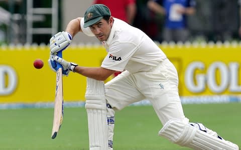 Justin Langer in Adelaide in 2004 - Credit: AFP/Getty