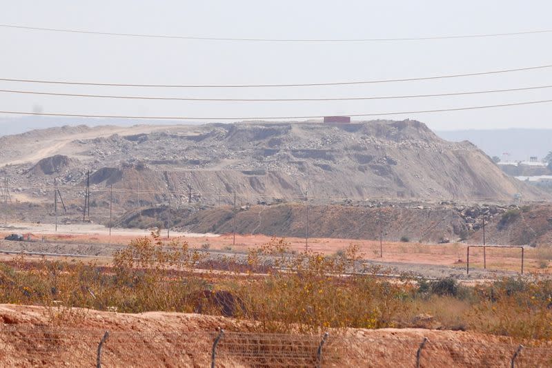 FILE PHOTO: A copper and cobalt mine run by Sicomines is seen in Kolwezi