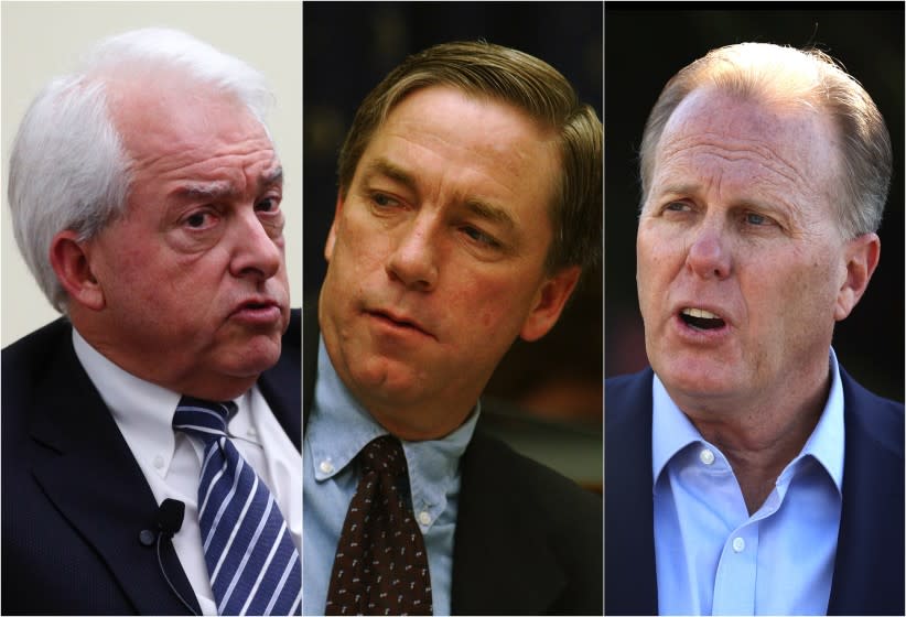 John Cox, Doug Ose and Kevin Faulconer.