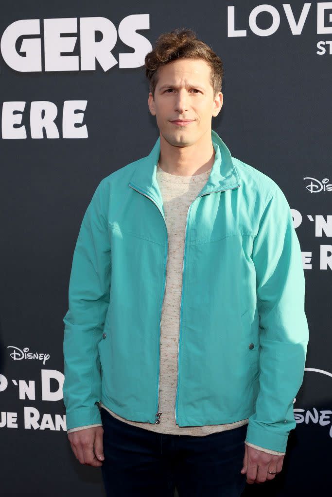 los angeles, california may 18 andy samberg attends chip n dale rescue rangers los angeles premiere at el capitan theatre on may 18, 2022 in los angeles, california photo by amy sussmanwireimage