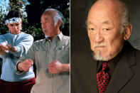 Er war nicht nur Lehrer, sondern auch Ersatzpapa: Bevor Noriyuki "Pat" Morita für seinen Part sogar eine Oscar-Nominierung einheimste, spielte er schon in Hit-Serien wie „M.A.S.H“ oder „Happy Days“. Mit Rollen in „Agent 00“, „Killer Kobra“ oder „Inferno“ konnte er später aber nicht mehr an den großen Erfolg von „Karate Kid“ anknüpfen. Morita starb 2005 im Alter von 73 Jahren. (Bilder: ddp images/Getty Images)