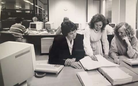 Dame Stephanie Shirley at her company, FI, in the 1960s - Credit: Courtesy of Dame Stephanie Shirley