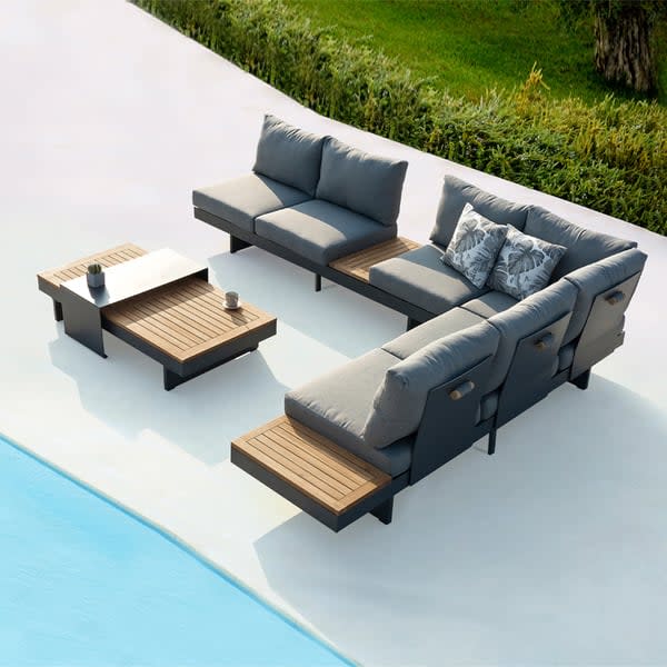 <p><a href="https://go.redirectingat.com?id=74968X1596630&url=https%3A%2F%2Fwww.homary.com%2Fitem%2F4-pieces-modern-l-shape-teak-outdoor-sectional-sofa-set-with-wood-coffee-table-in-gray-19541.html&sref=https%3A%2F%2Fwww.housebeautiful.com%2Fshopping%2Ffurniture%2Fg44093935%2Fbest-patio-furniture-sets%2F" rel="nofollow noopener" target="_blank" data-ylk="slk:Shop Now;elm:context_link;itc:0;sec:content-canvas" class="link ">Shop Now</a></p><p>4-Piece Modern L-Shape Outdoor Sectional Set</p><p>$2779.99</p><p>homary.com</p><span class="copyright">Homary</span>