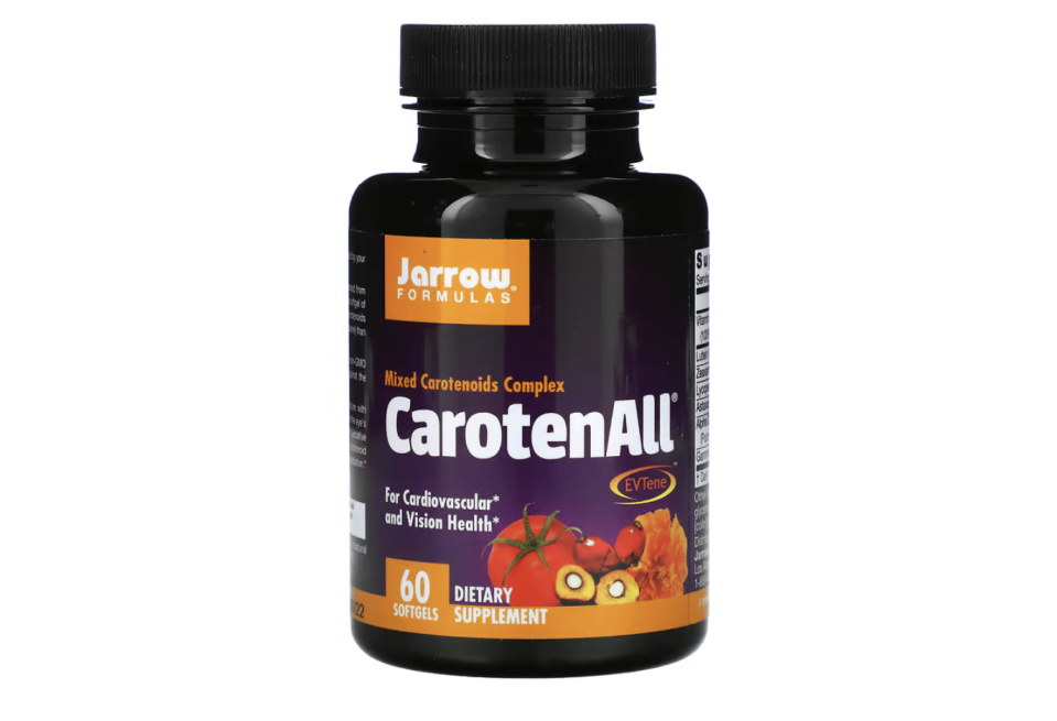 Jarrow Formulas, CarotenAll, Mixed Carotenoids Complex, 60 Softgels. (PHOTO: iHerb Singapore)