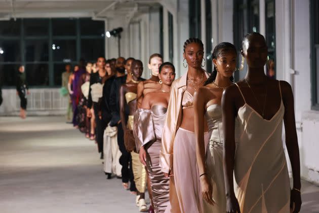 A model walks the runway at the Fe Noel fashion show during September 2022 New York Fashion Week: The Shows on Sept. 09, 2022 in New York City. (Photo: Arturo Holmes via Getty Images)