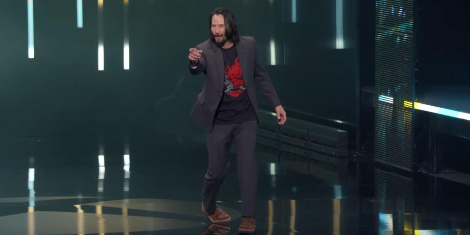 Keanu Reeves at E3 2019