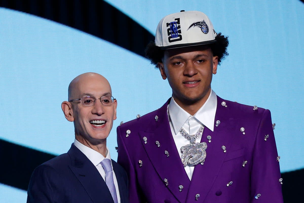 Surprise pick: The Orlando Magic selected Paolo Banchero first overall in the 2022 NBA Draft on Thursday  (Getty Images)