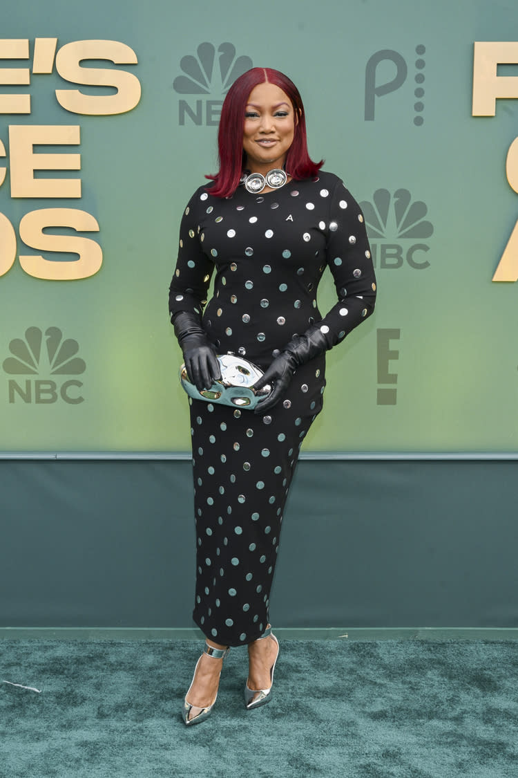 Garcelle Beauvais at the People's Choice Awards held at Barker Hangar on February 18, 2024 in Santa Monica, California.