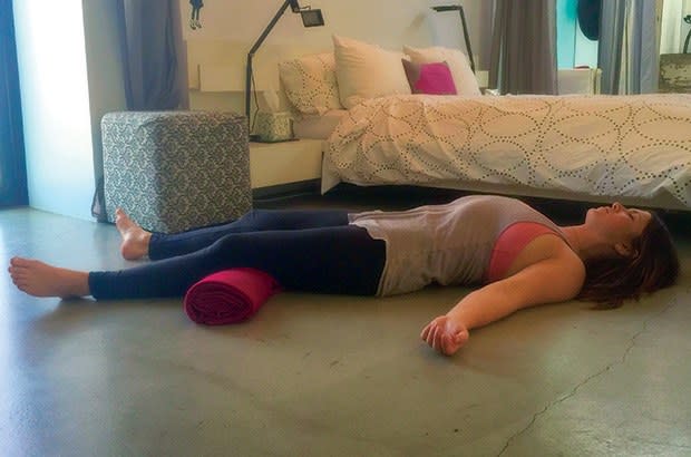 Propped Savasana