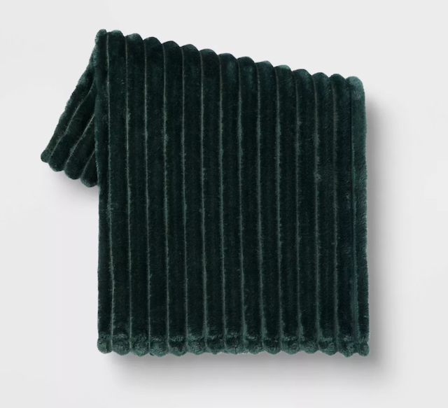 Room Essentials Ribbed Plush Throw Blanket