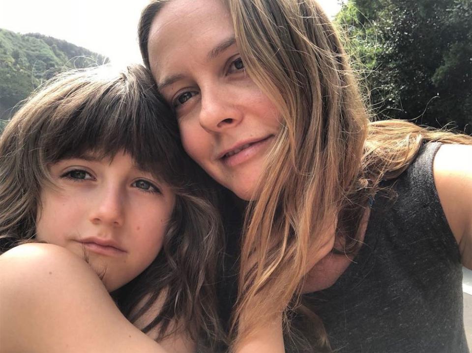 Alicia Silverstone and son Bear