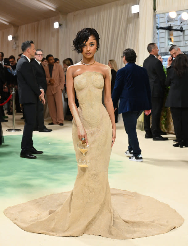 Tyla at the 2024 Met Gala<p>ANGELA WEISS/AFP via Getty Images</p>