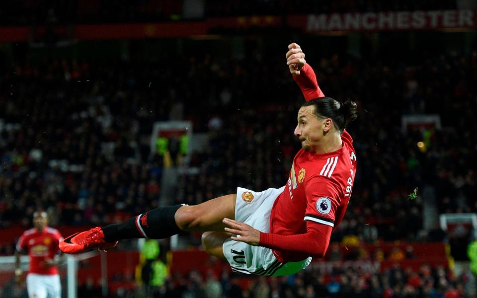 Zlatan Ibrahimovic makes his Manchester United comeback in typically bombastic style - AFP