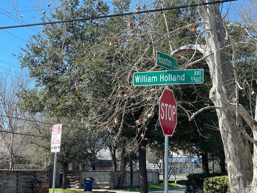 William Holland Avenue in Austin (KXAN Photo/Kelsey Thompson)