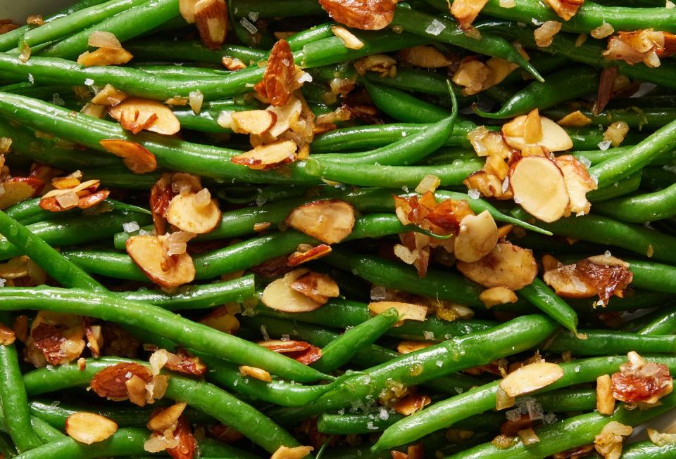 green beans almondine