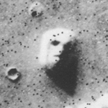 The conspiracies go back to July 25, 1976, when this shot of the "Face on Mars" was taken by an orbiter. Do you believe yet?