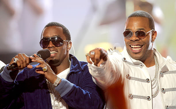 Sean "Diddy" Combs and Busta Rhymes at the 2010 BET Awards on June 27, 2010