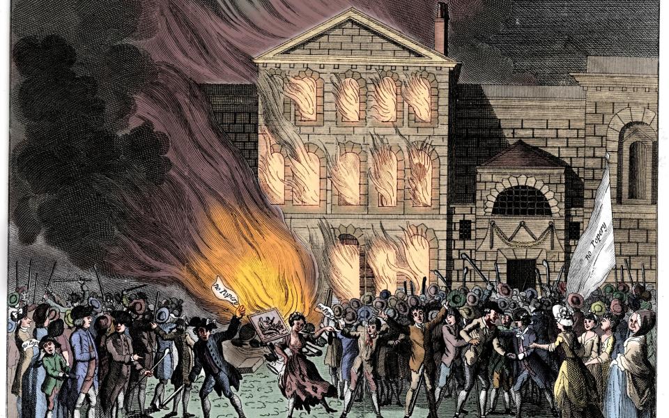 The anti-Catholic Gordon Riots of 1780 - Hulton Archive 