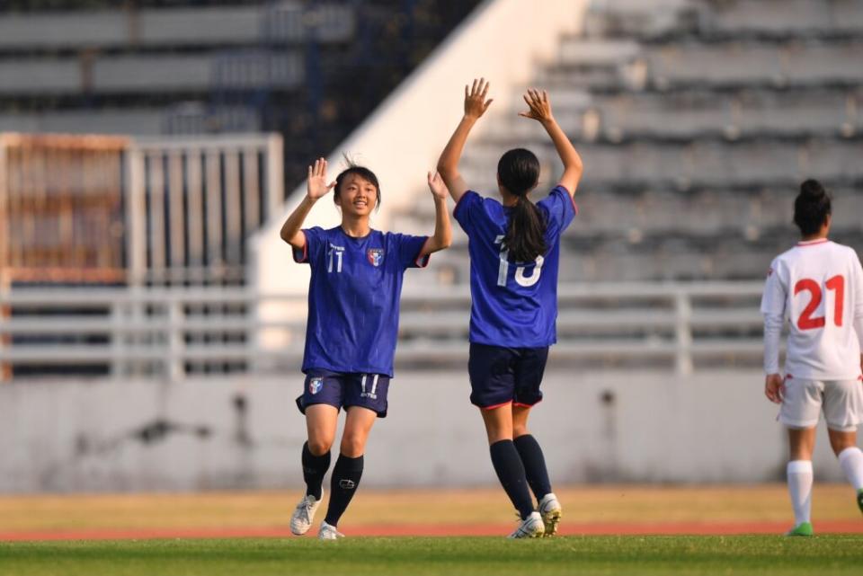 中華U20女足。(圖：中華足協提供)
