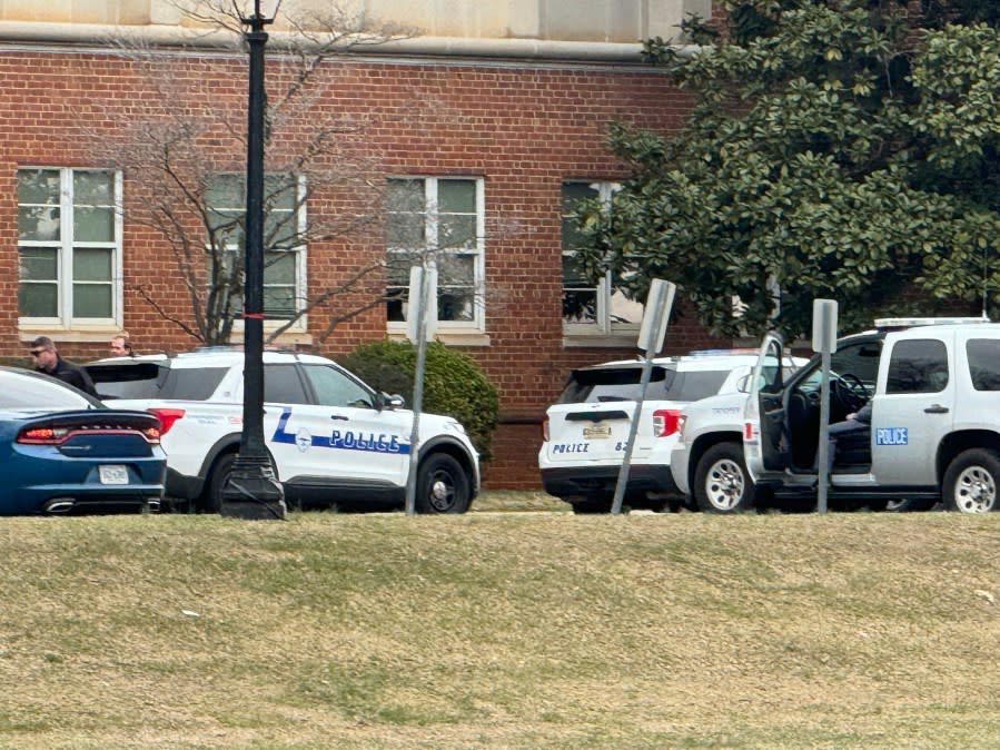 Police presence at E. C. Glass High School after alleged bomb threat, students dismissed